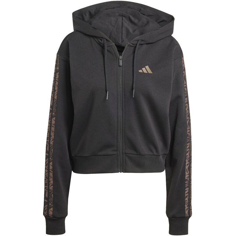 

Толстовка с капюшоном, сезонная, французский трикотаж с изображением животных Adidas, мультиколор