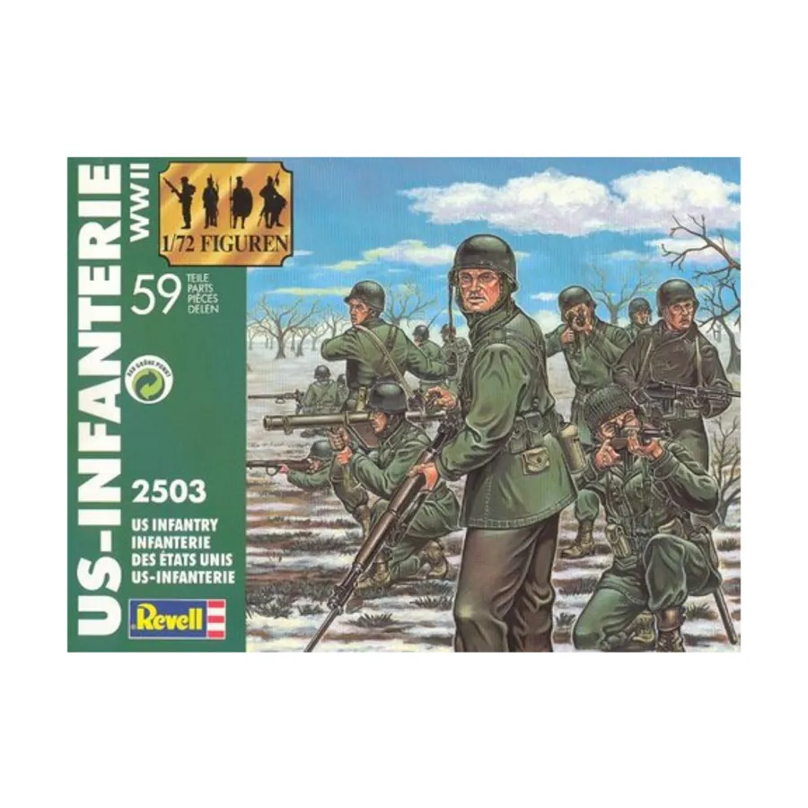 

Пехота США, WWII Models (1:72) (Revell/Monogram)