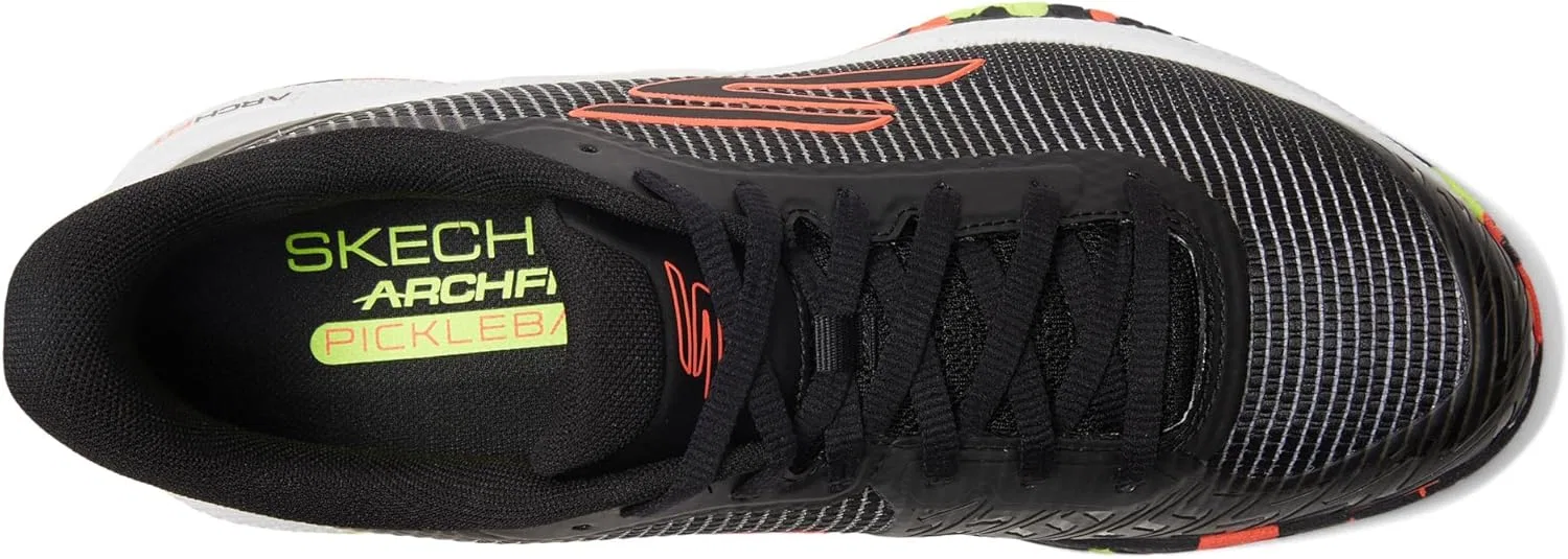 Мужские кроссовки Skechers Viper Court Pro 2.0, Black Synthetic Textile Multi Trim — фото 2