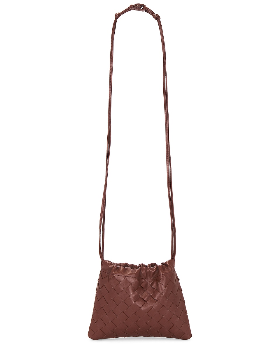 Маленький мешочек для хранения Intrecciato Bottega Veneta, Sapele & Gold — фото 3