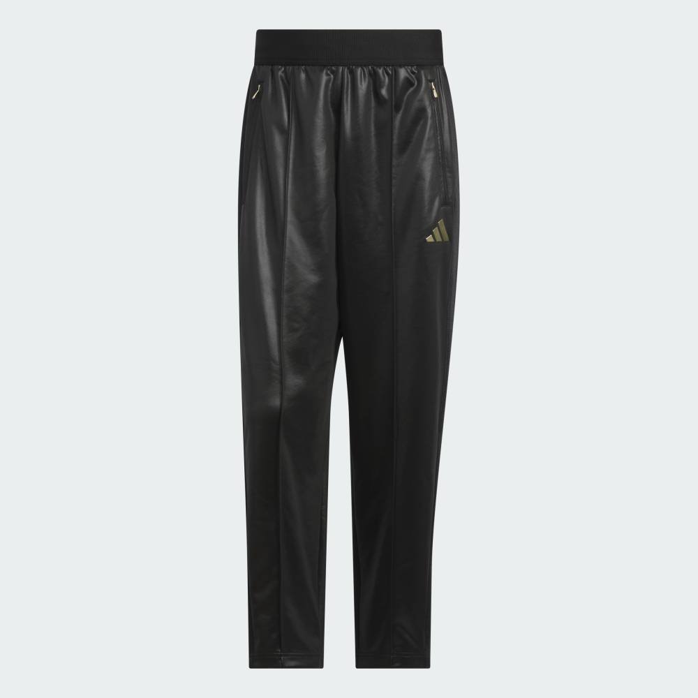 Официальные спортивные брюки Stadium Gold свободного кроя с открытым низом. Adidas, black — фото 4