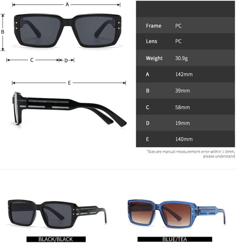 

Квадратные солнцезащитные очки для женщин и мужчин, модные солнцезащитные очки в винтажном стиле панк, женские солнцезащитные очки с заклепками MTZJH, White Gray