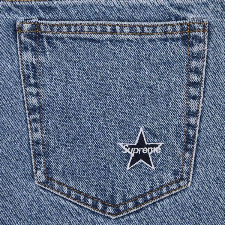 Джинсы Supreme Regular Jean цвета «выстиранный индиго» — фото 3