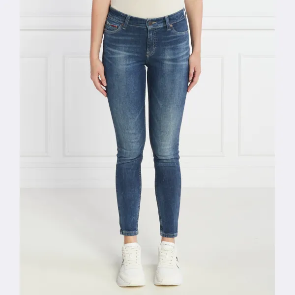 

Джинсы скинни Nora Mr SKN середина рассмеялась Tommy Hilfiger, синий