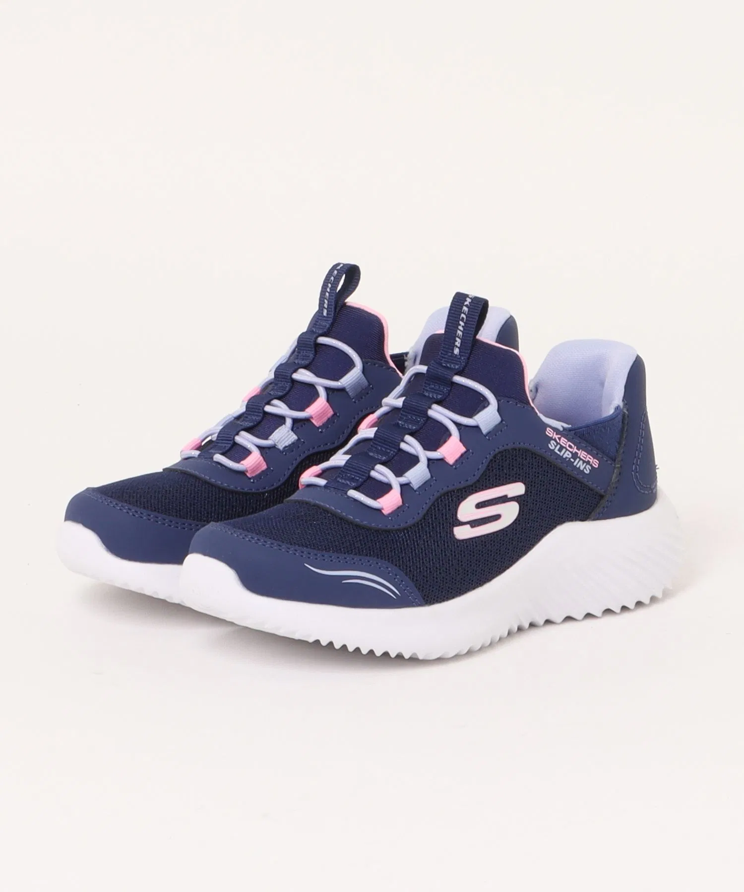 Детские слипоны SKECHERS SLIP-INS:BOUNDER-SIMPLE CUTE синие