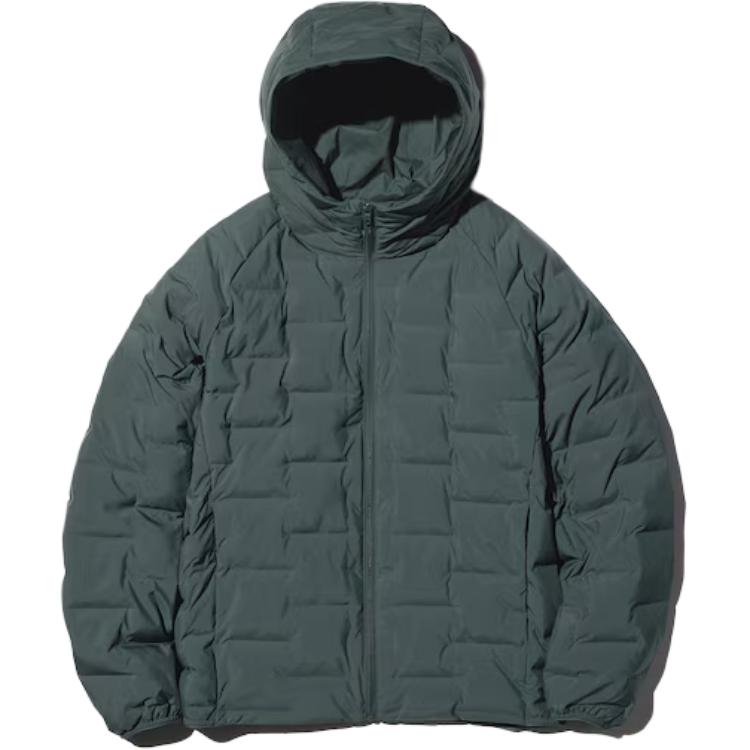 

UNIQLO Пуховик мужской тёмно-зелёный, Dark Green