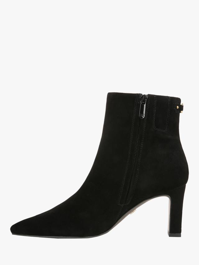 Ботинки Saige до щиколотки из замши Sam Edelman, Black — фото 2