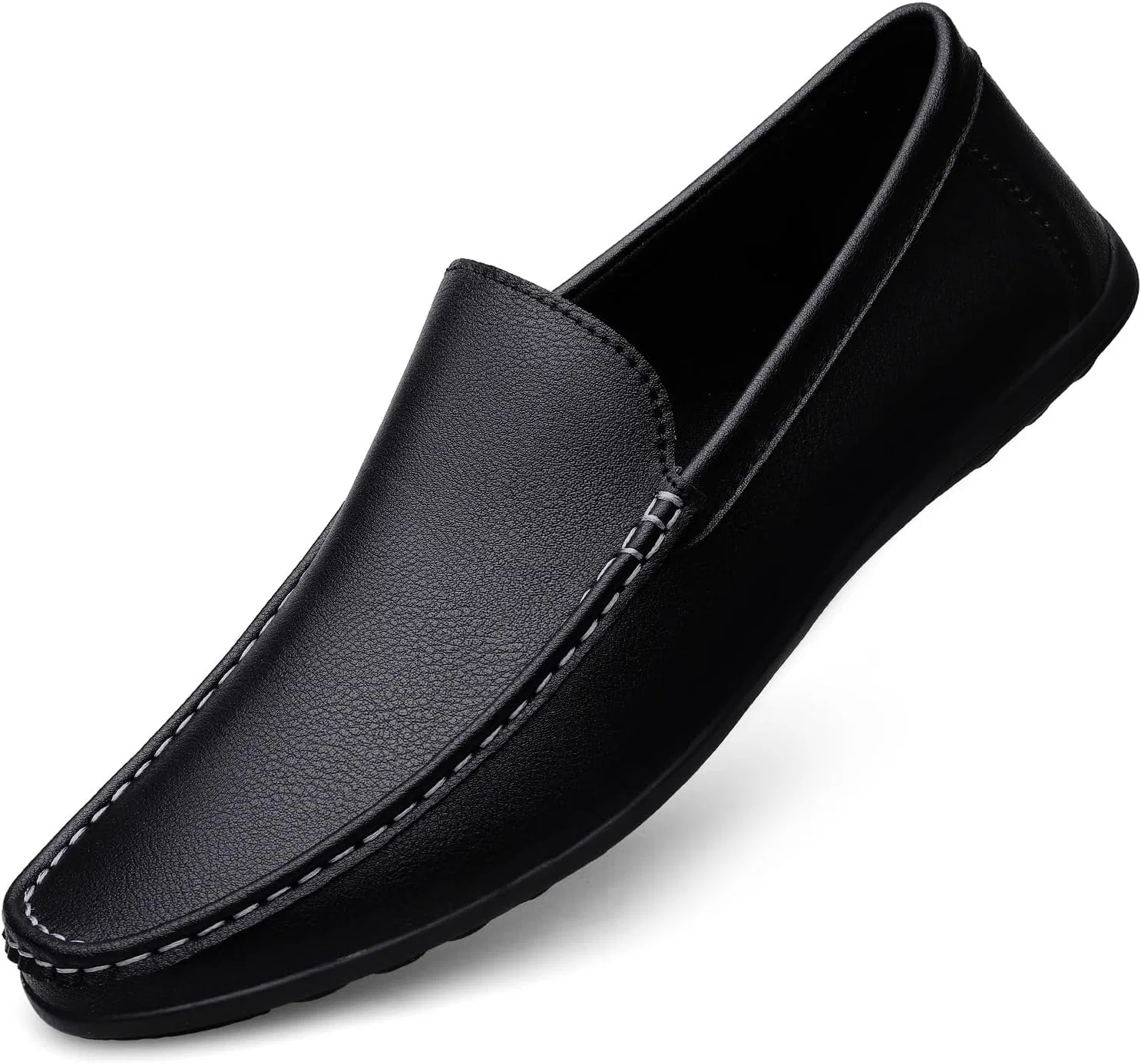 Лоферы из искусственной кожи мужские, Black SayfuR