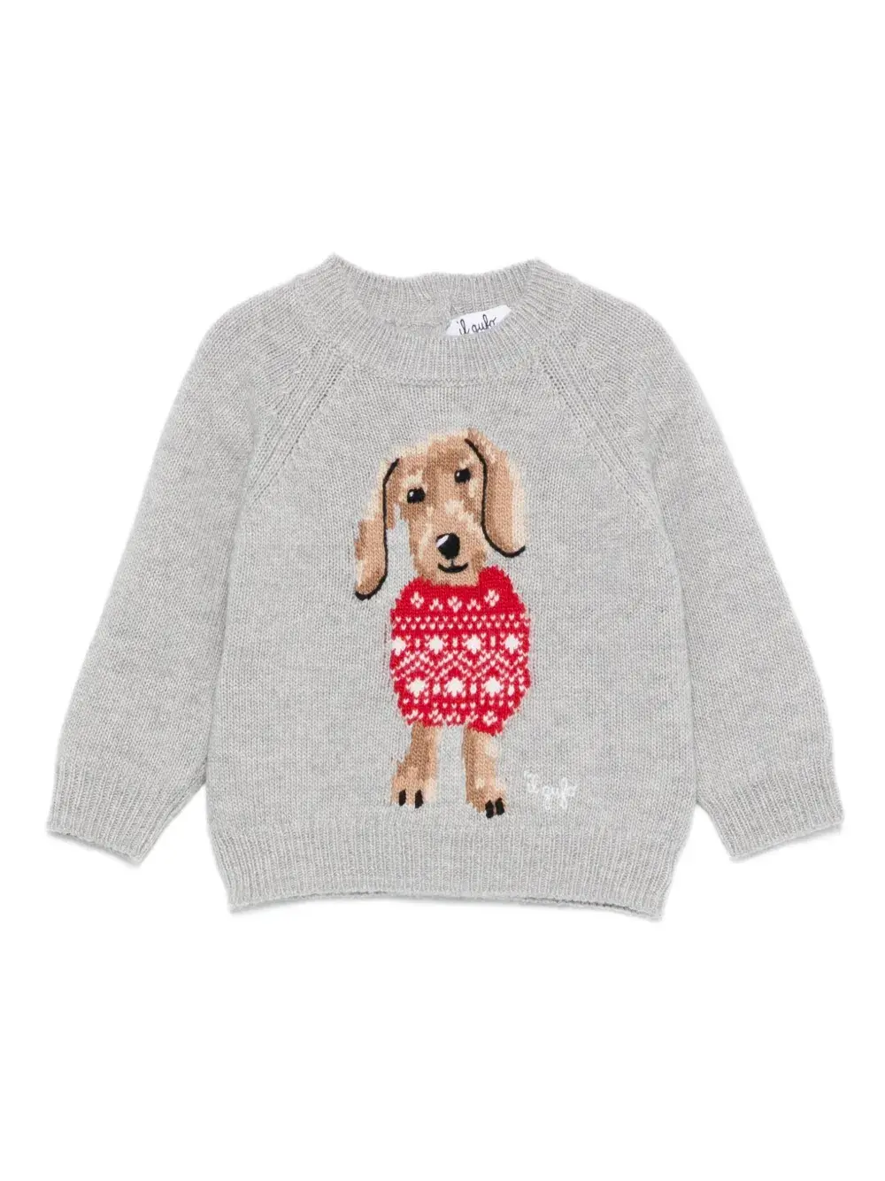 

Вышитый свитер Il Gufo, серый