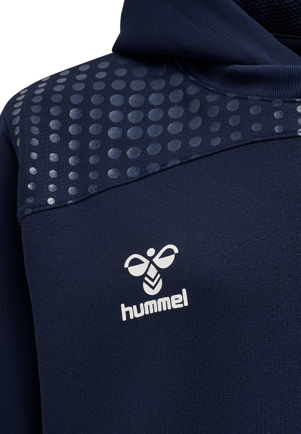 Толстовка LEAD POLY HOODIE KIDS Hummel, цвет marine — фото 3