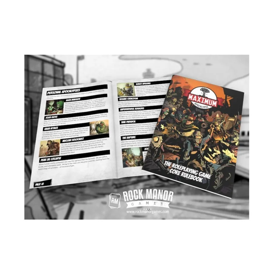 

Maximum Apocalypse RPG - Core Rulebook, Maximum Apocalypse RPG, мягкая обложка