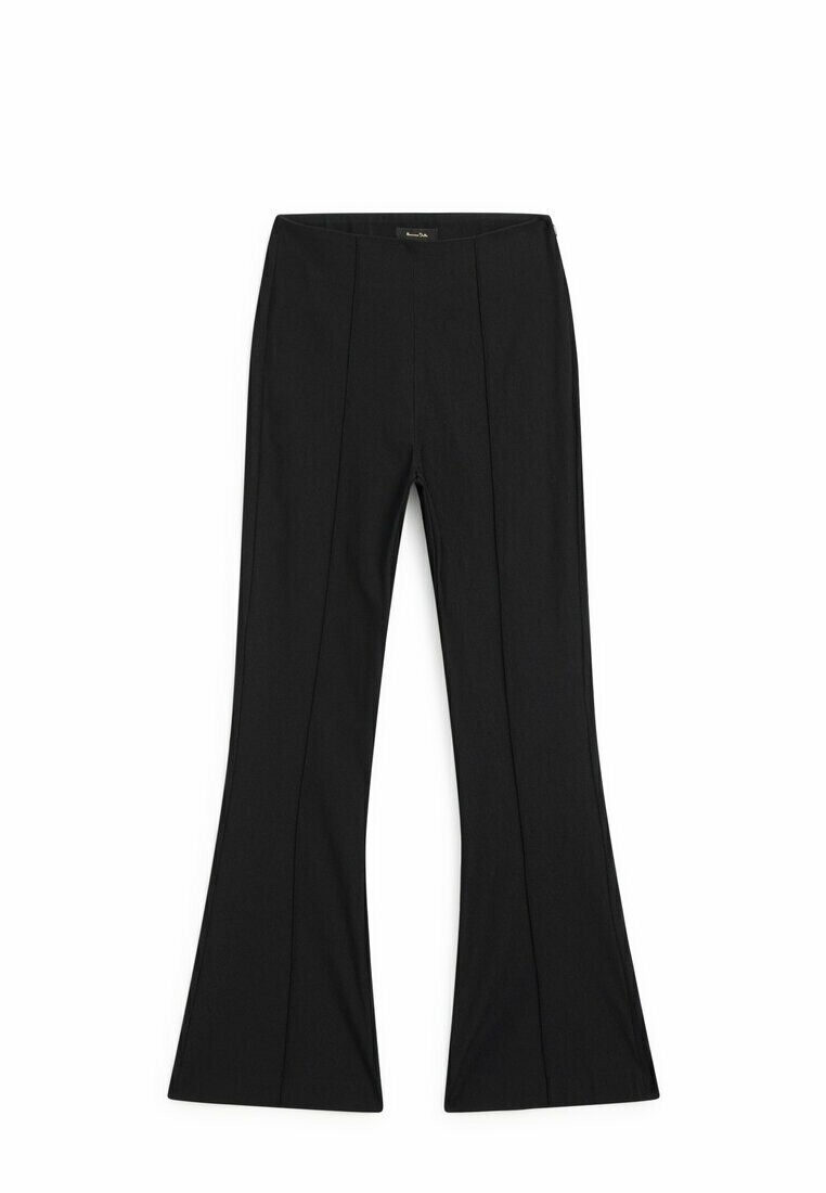 

Брюки STRETCH FLARE FIT Massimo Dutti, черный
