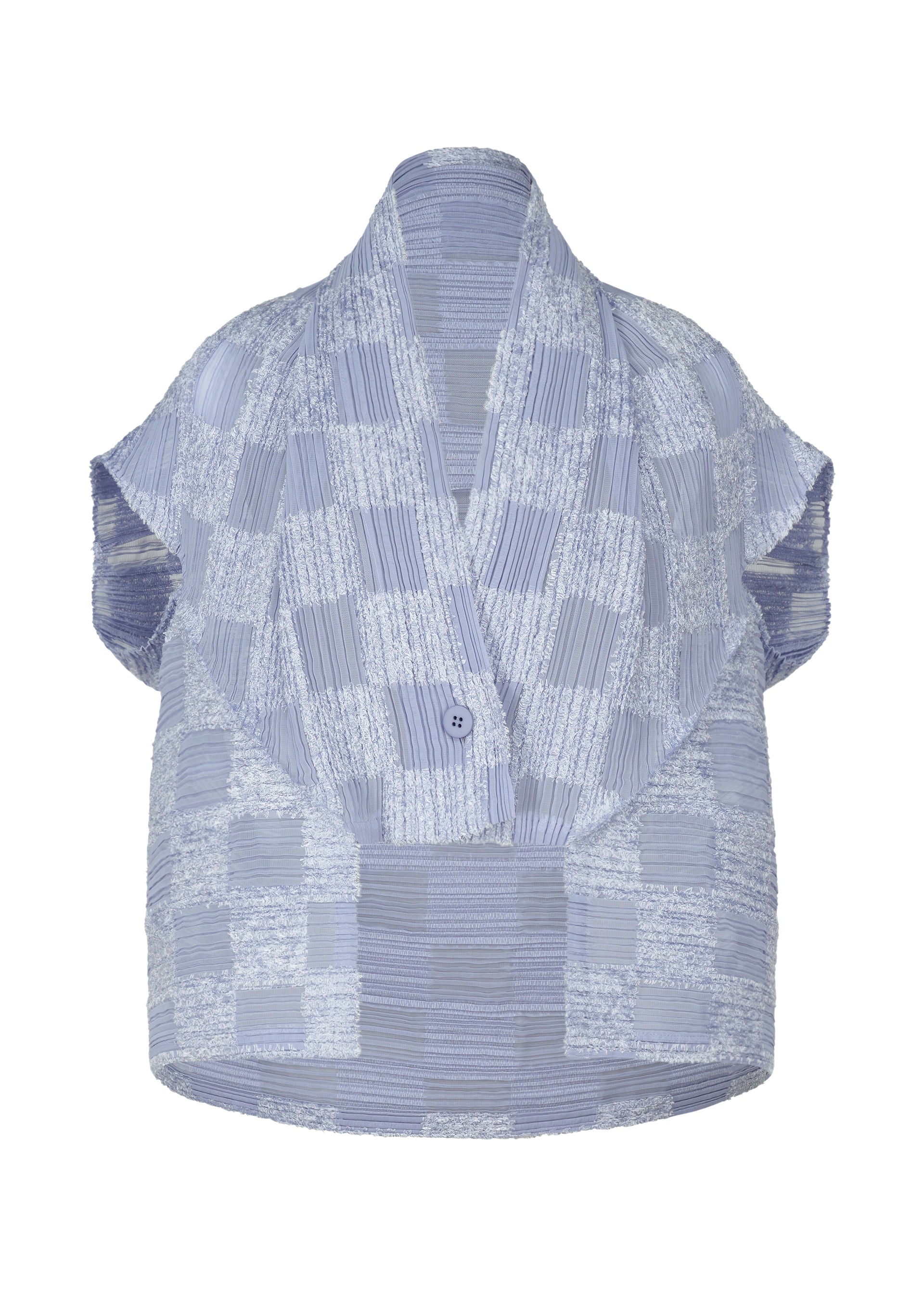 

Жилет nebula Pleats Please Issey Miyake, синий