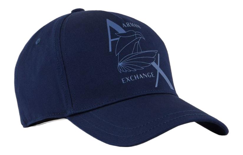 

Хлопковая бейсболка мужская синяя ARMANI EXCHANGE