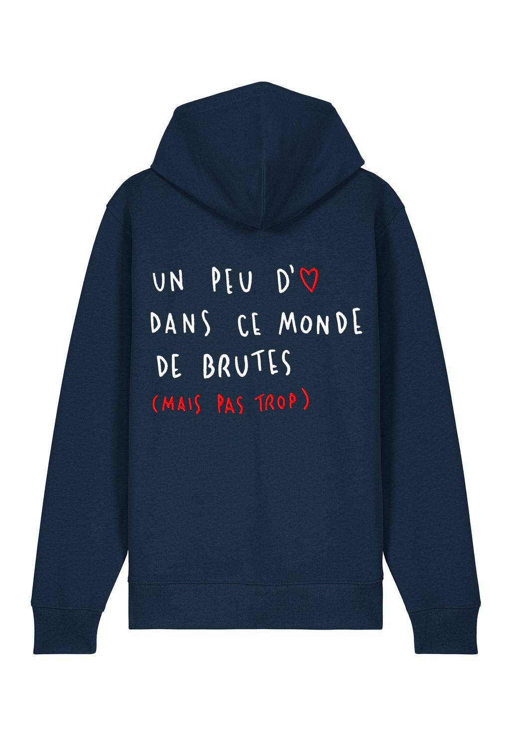 

Толстовка на молнии BRUTE BACK EMBROIDERY Mira Paris, темно-синий