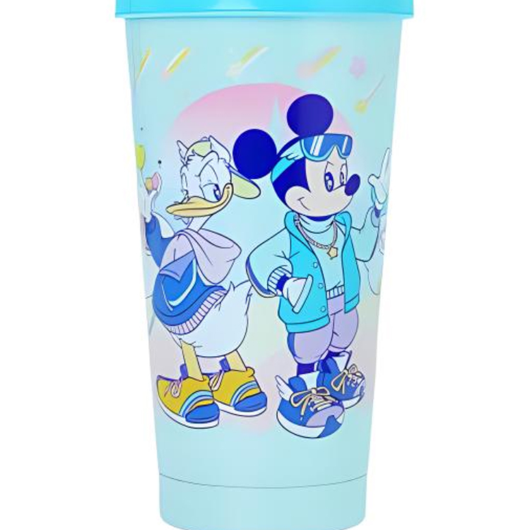 Весенняя кружка пластиковая Mickey Mouse And Friends 2023 Disney, синий — фото 3
