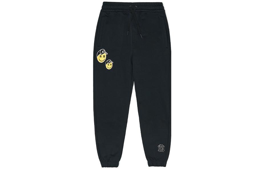 

Базовые логотипные вязаные спортивные штаны унисекс MLB, черный