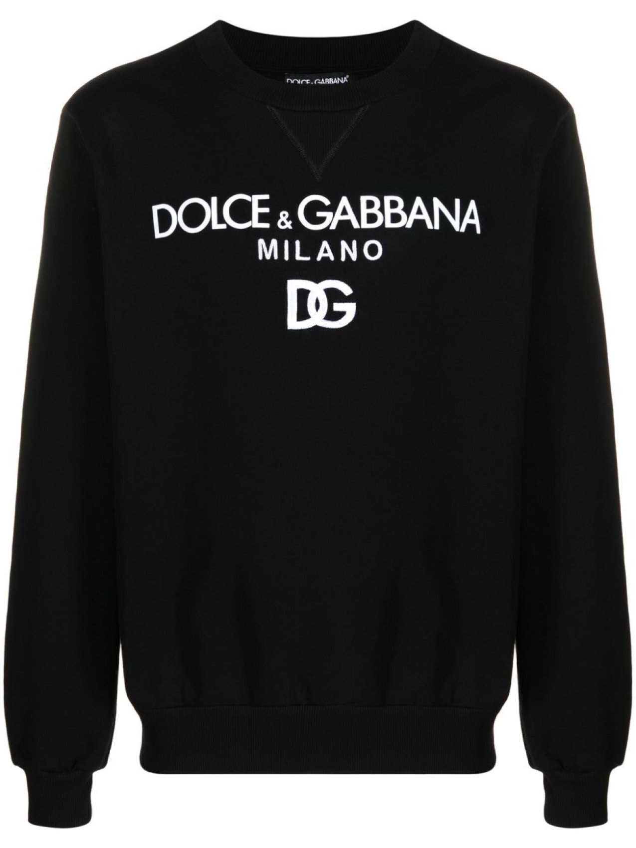 

Dolce & Gabbana толстовка с вышитым логотипом, черный