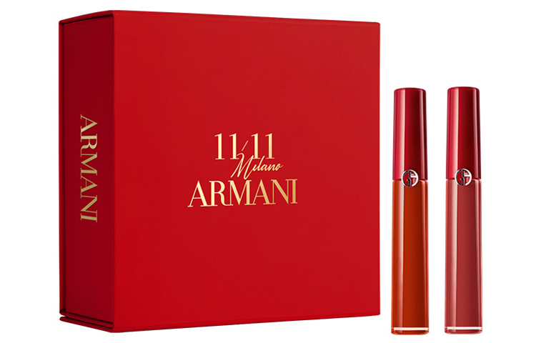 

GIORGIO ARMANI Набор макияжа Redtube Lip Love подарочная коробка Velour Matte 2 шт упаковка