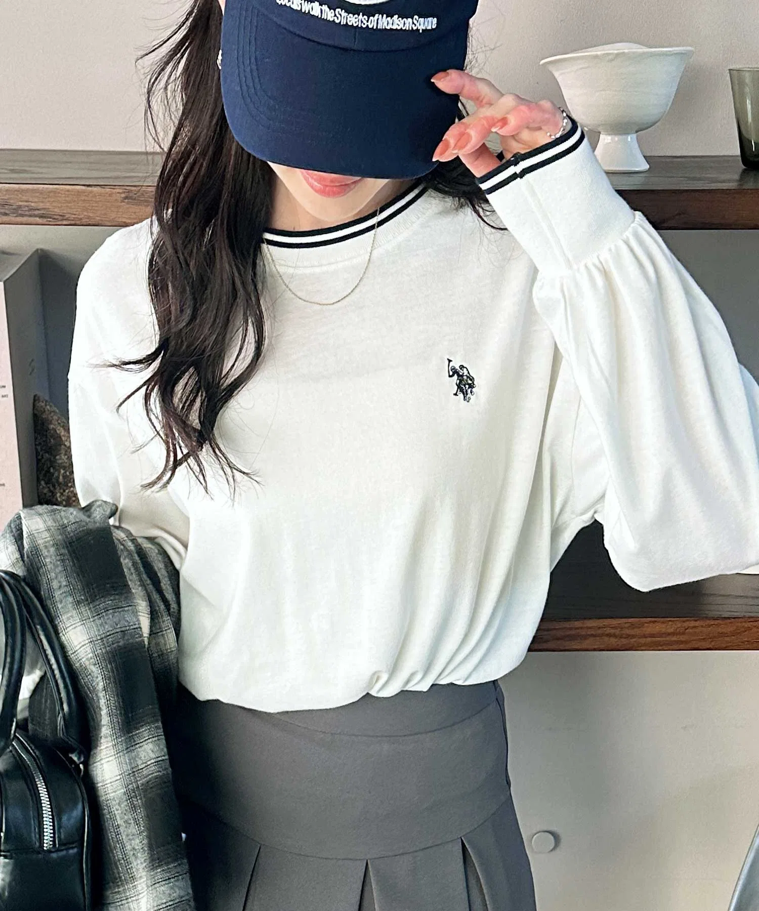 Унисекс футболка с длинным рукавом U.S. POLO ASSN. — фото 3