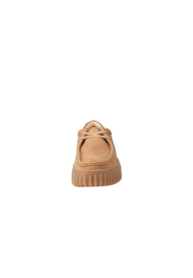 Ботинки женские Clarks Torhill Bee кожаные на толстой подошве, коричневый