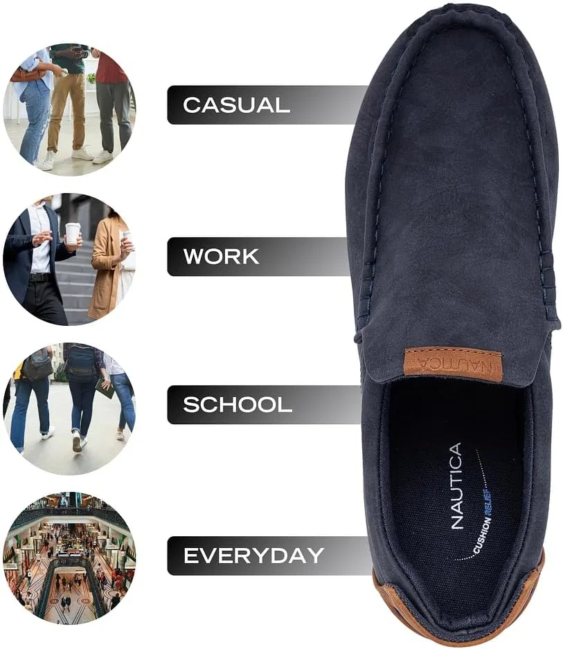 Туфли мокасины Nautica Derwin, Navy Smooth — фото 3
