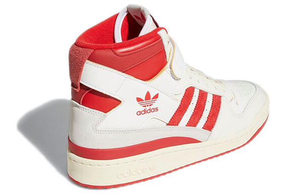 Кроссовки форум 84 высокие Adidas, белый — фото 4