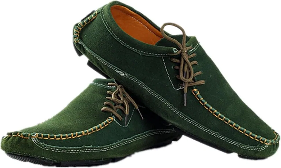 Мокасины замшевые BIFINI Loafers, зеленый — фото 4