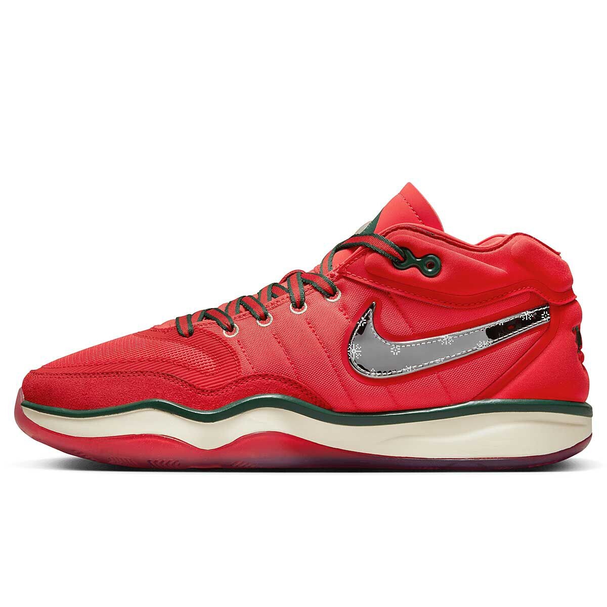 

Баскетбольные кроссовки AIR ZOOM G.T. HUSTLE 2 GIFT OF THE GAME Nike, цвет Rot/Metallisches Silber/Mystery Rot/Rot