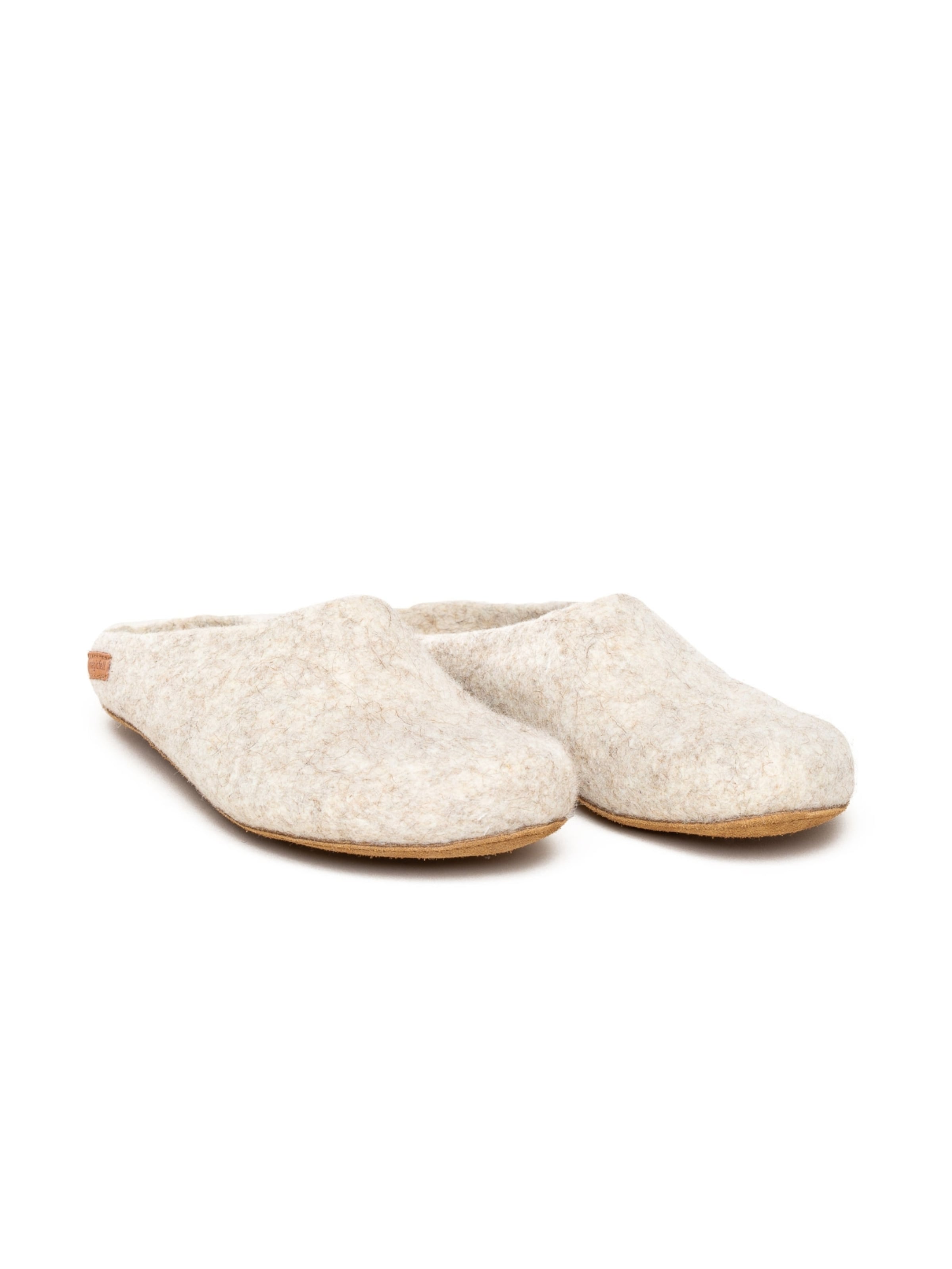 Тапочки 'Filzpantoffel Magicfelt 713' в светло-бежевом цвете — фото 4