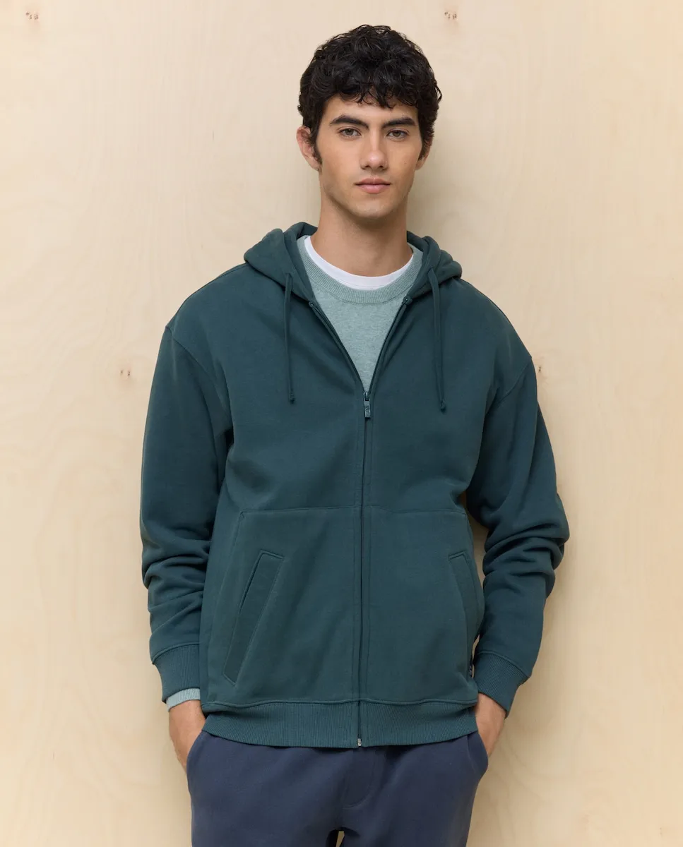 

Мужская толстовка с капюшоном Easy Wear, темно-зеленый