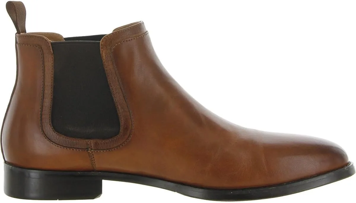 Мужские ботинки Steve Madden Duke Chelsea, коньячный — фото 3