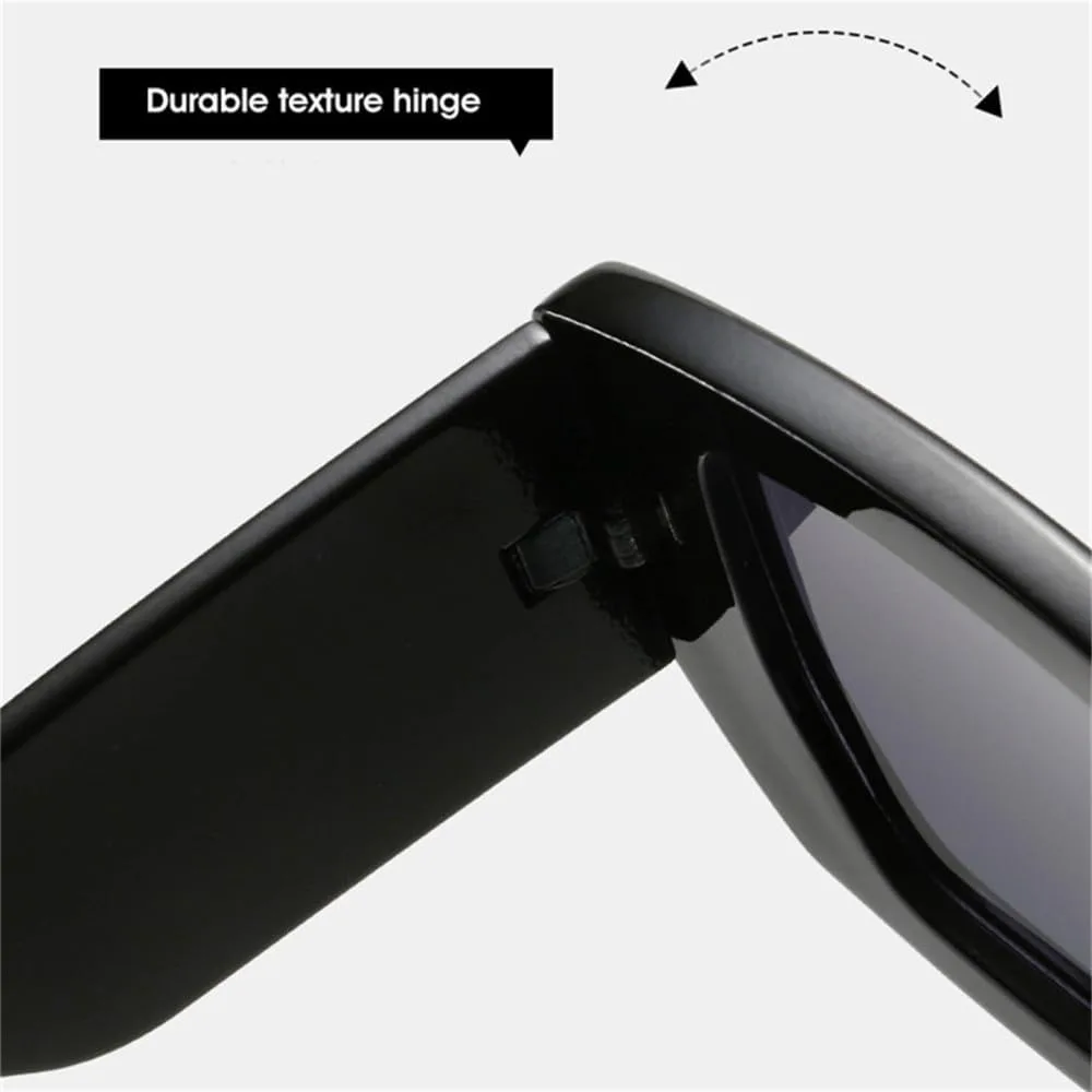 

Солнцезащитные очки в стиле стимпанк для женщин и мужчин, панк-солнцезащитные очки большого размера, очки с защитой от УФ-излучения UV400 MTZJH, C6blackwhite-black