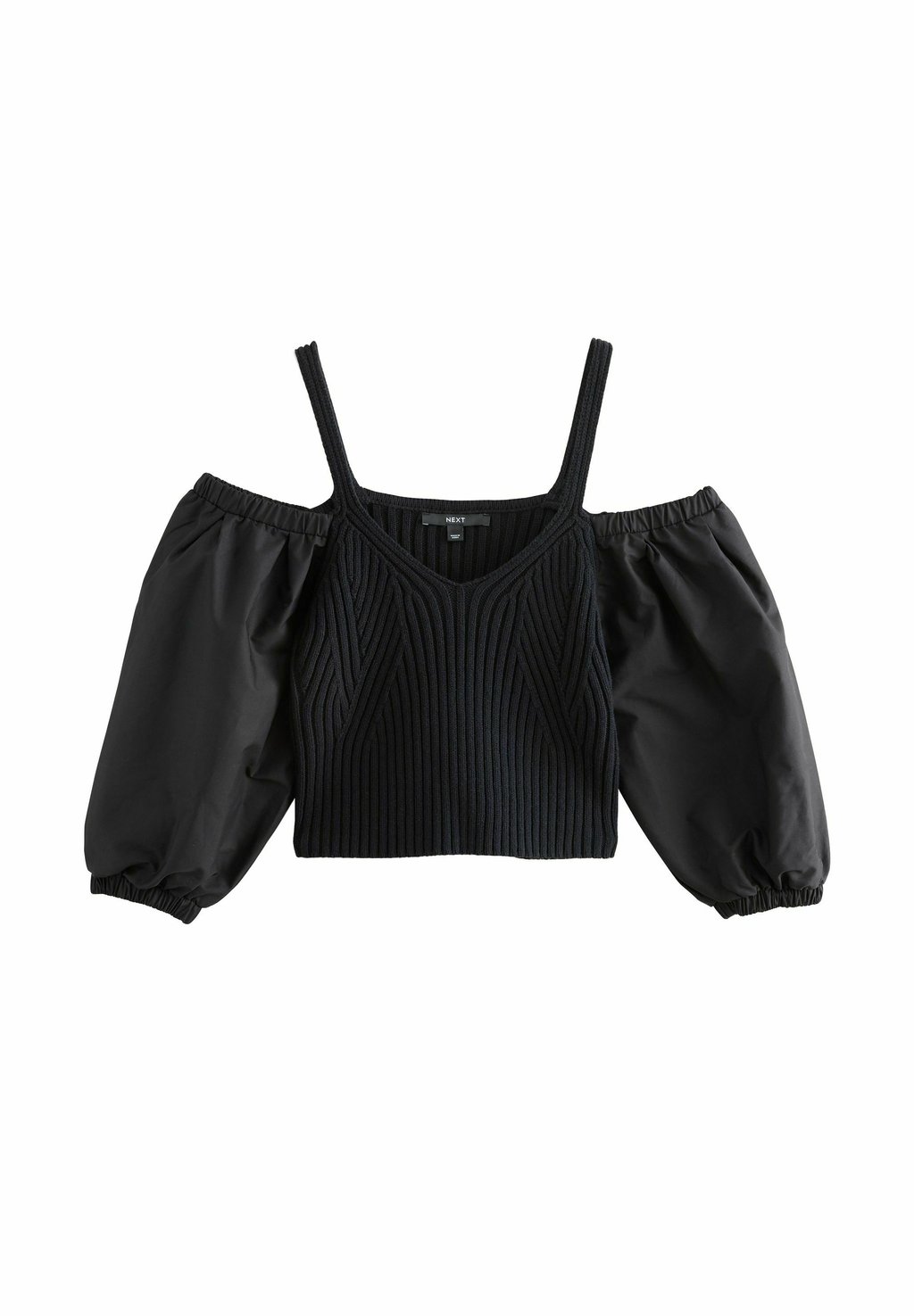 

Джемпер REGULAR FIT COLD SHOULDER VOLUME SLEEVE Next, черный