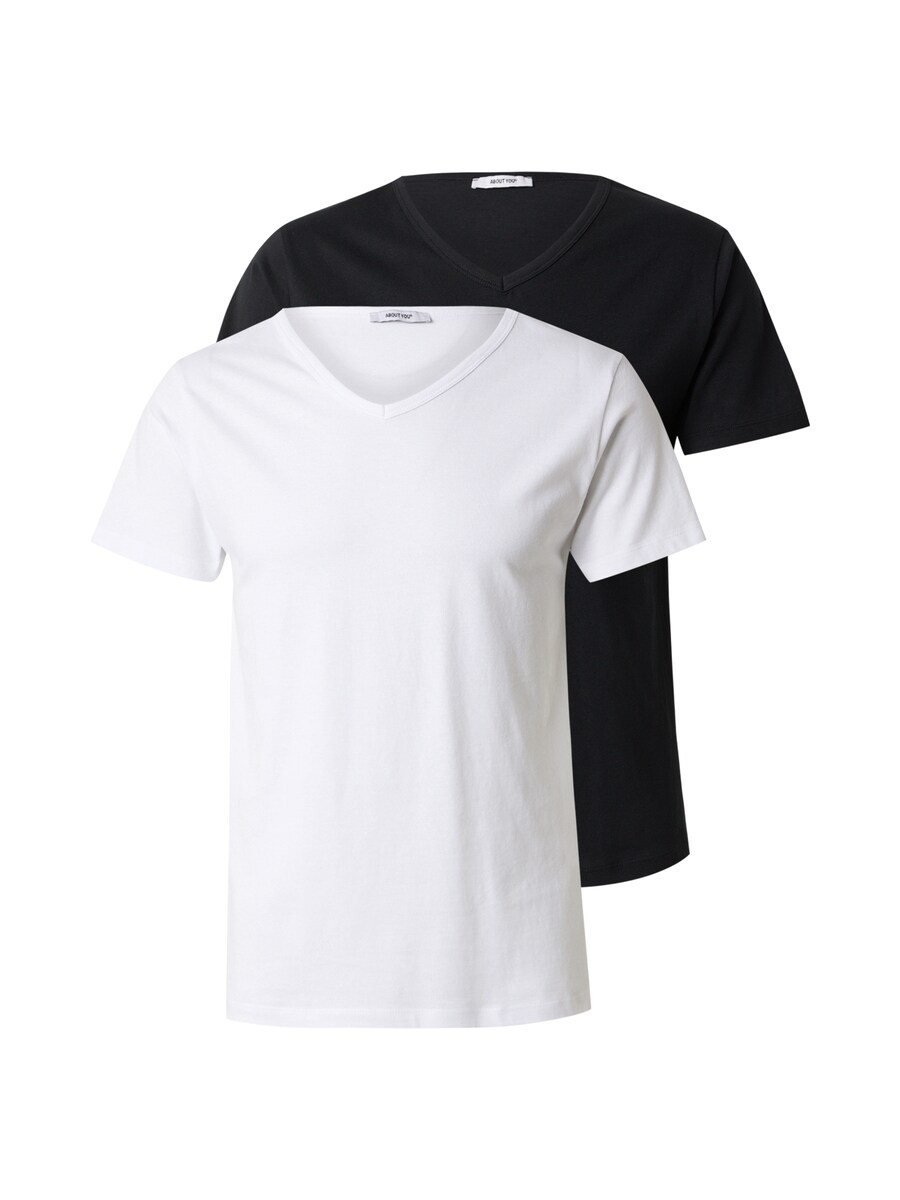 

Футболка ABOUT YOU Rasmus, Black/White