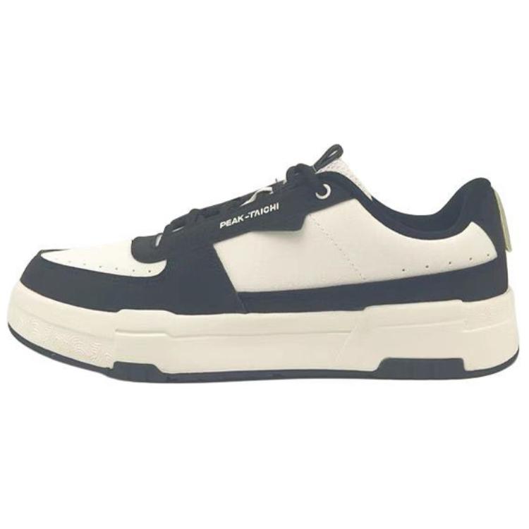 

Кроссовки PEAK Skateboarding Shoes Women's Low-top Black/Super Light White, черный/белый