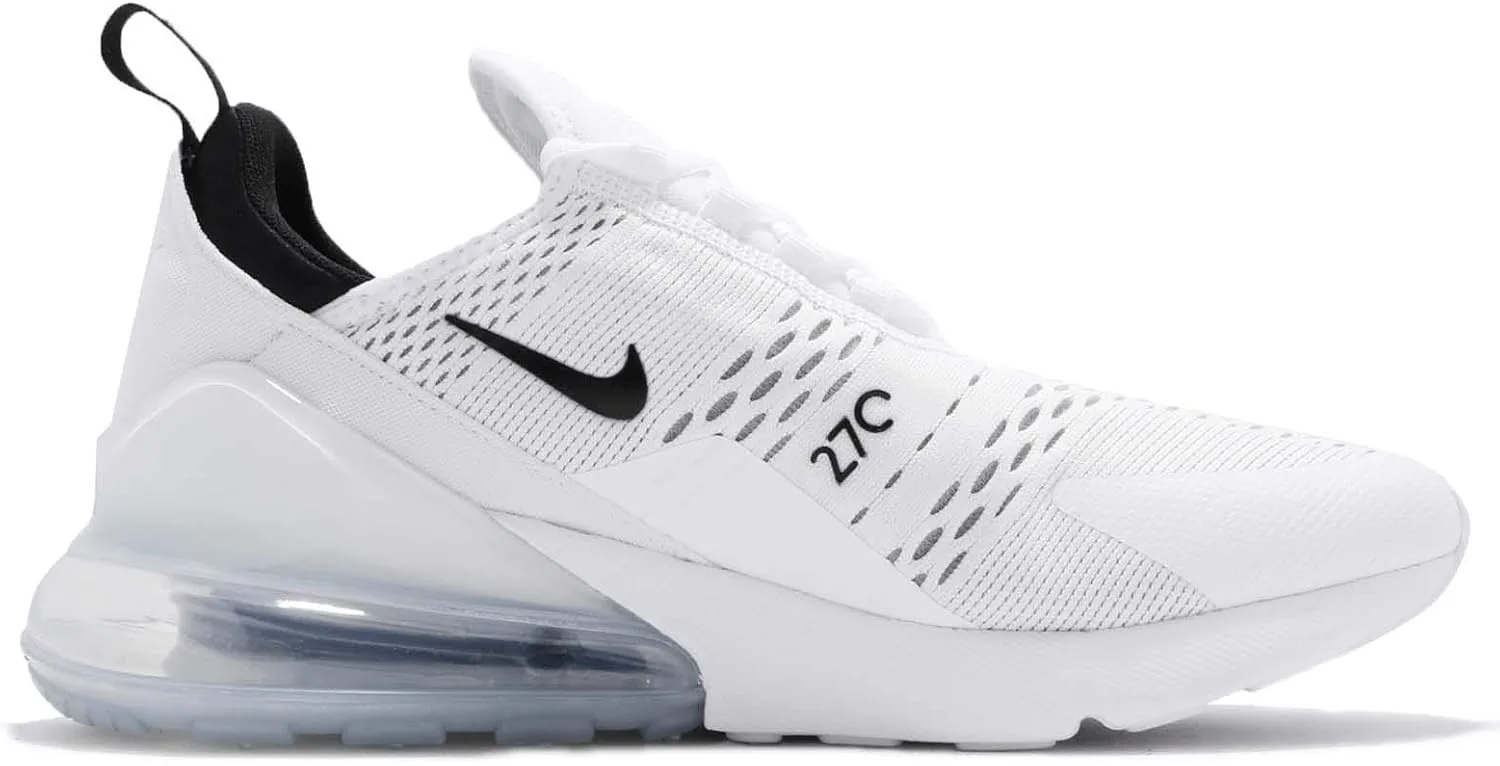 Кроссовки Nike Air Max 270 для бега, мужские, CV7544-600, белый/черный — фото 2