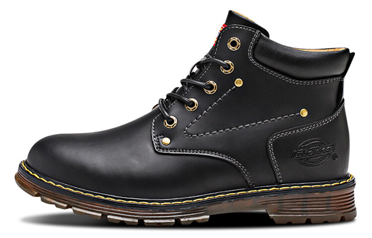 Ботинки женские короткие Dickies Martin на шнурках, черный