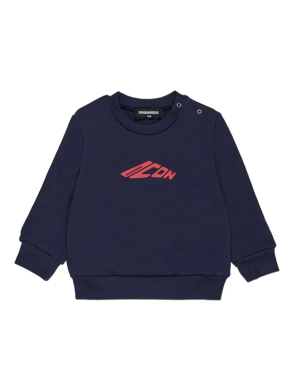 

Толстовка с логотипом Icon DSQUARED2 KIDS, синий