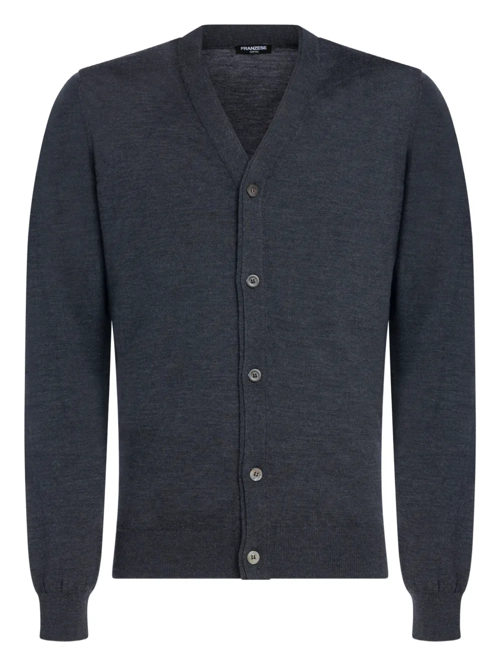 

Кардиган с V-образным вырезом Franzese Collection, серый