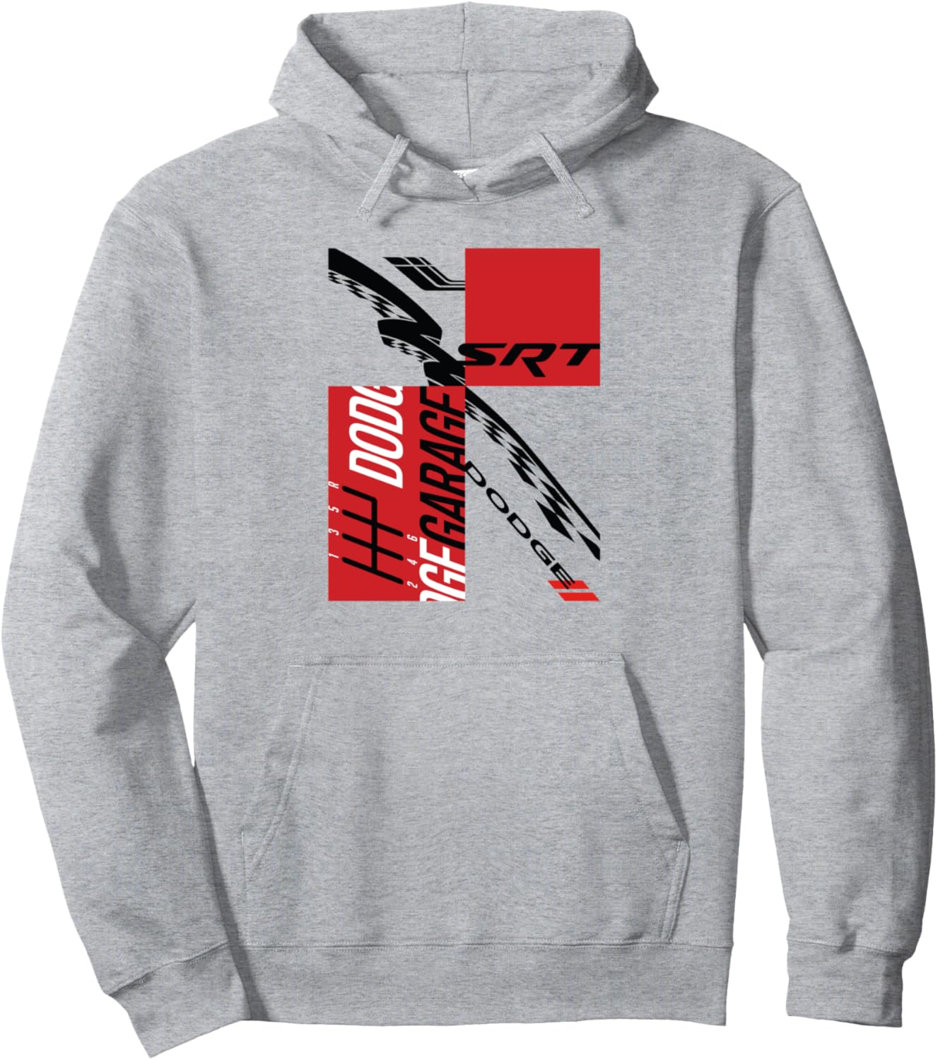 

Худи Dodge Race Revival, серый