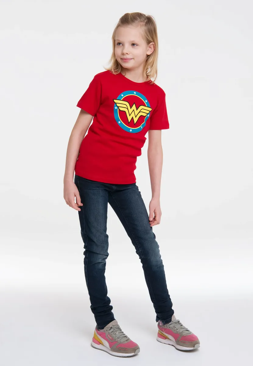 Футболка Logoshirt "DC — Wonder Woman Logo Circle" Logoshirt Wonder Woman, красный — фото 4