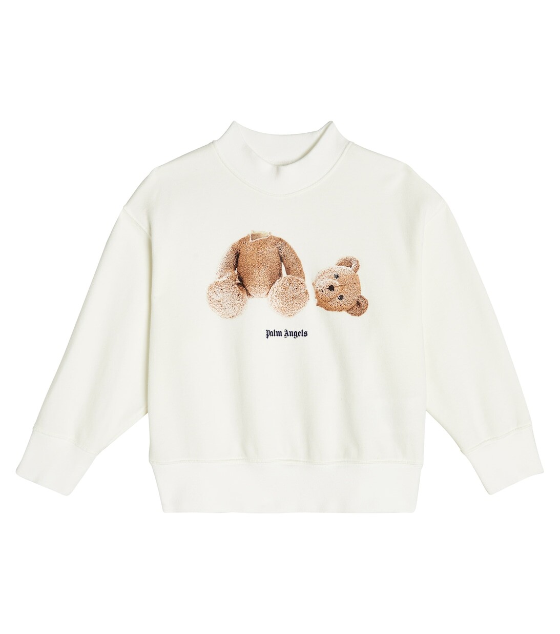 

Толстовка из хлопка с принтом Palm Angels, белый