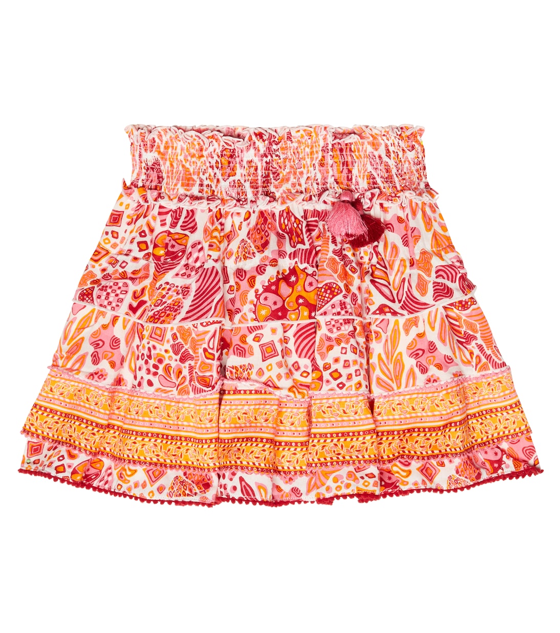 

Юбка с принтом Ариэль Poupette St Barth Kids, Red Chagal