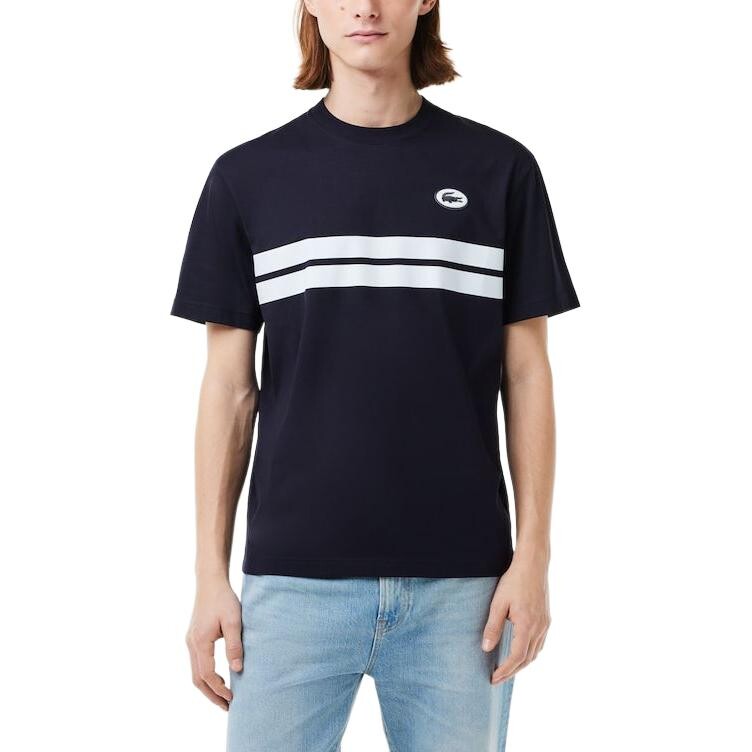 Футболка Lacoste TH8590-HDE, мужская, синяя — фото 3
