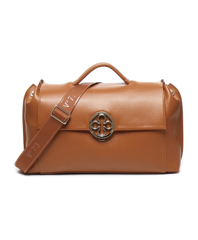 

Коричневая сумка через плечо с клапаном V73, коричневый