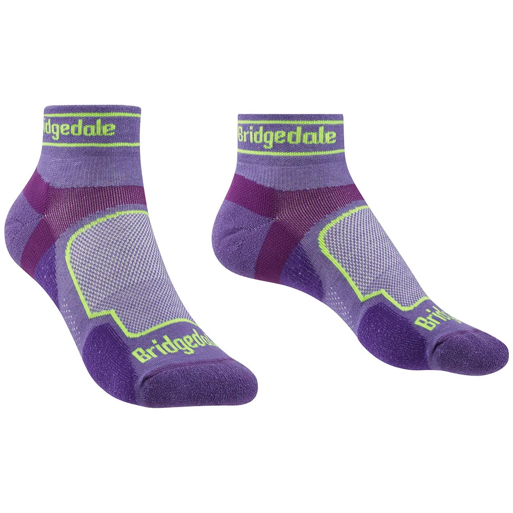 

Носки Bridgedale Ultralight T2 Coolmax Sport Low, фиолетовый