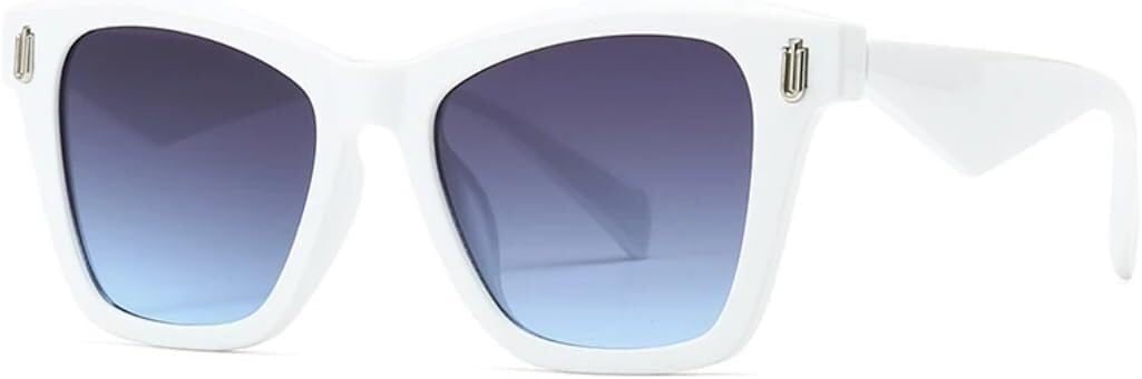 

Солнцезащитные очки с защитой UV400 | Большая легкая оправа, градиентная расцветка | Для женщин и мужчин, для занятий спортом на открытом воздухе и вождения LXLHWN, White