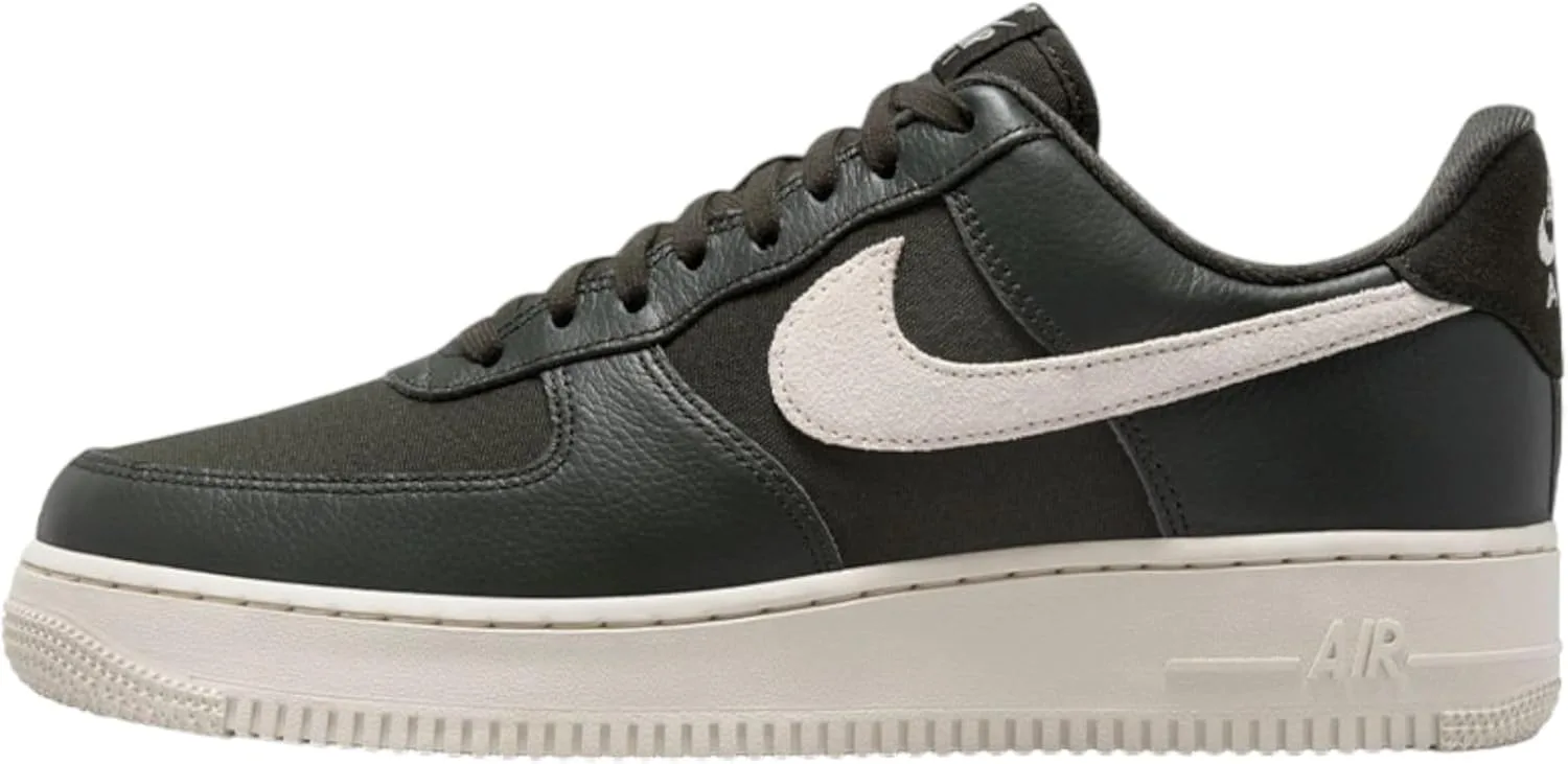 Мужские кожаные кроссовки Nike Sportswear Air Force 1, белый/черный
