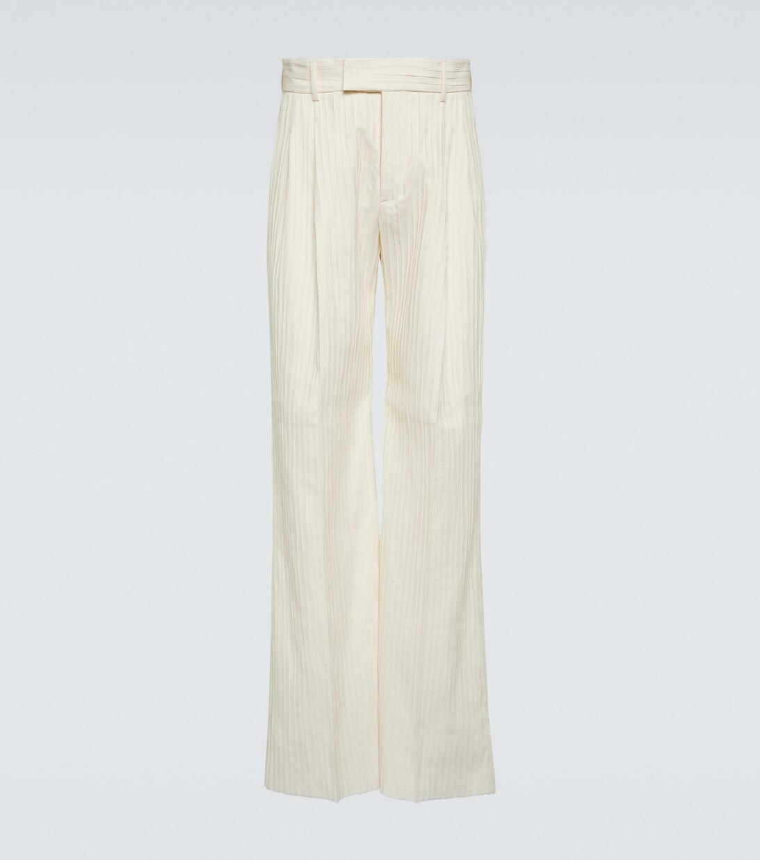 

Широкие брюки из твила Amiri, белый